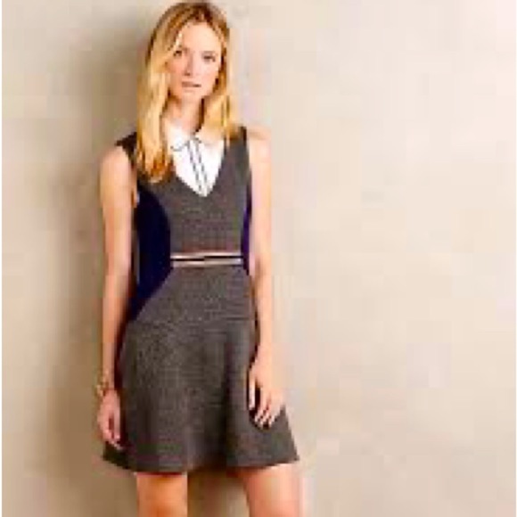 Maeve Ludlow A-line quilted pinafore dress. - Picture 2 of 4